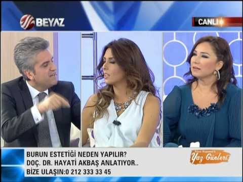 Doç.Dr.Hayati Akbaş - Burun Estetiği - Şebnem Kısaparmak İle Yaz Günleri - Beyaz Tv