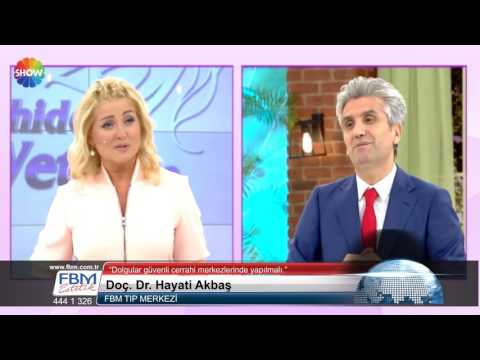 Doç.Dr.Hayati Akbaş - Dolgular güvenli cerrahi merkezlerinde yapılmalı - Show Tv