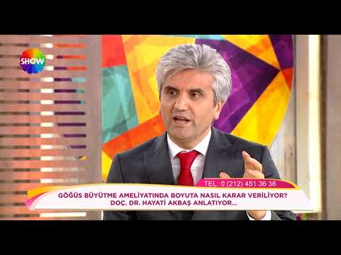 Doç.Dr.Hayati Akbaş-Meme Büyütme Ameliyatlarında Silikon Protez tercihine Kimler Karar Vermelidir? -Show Tv