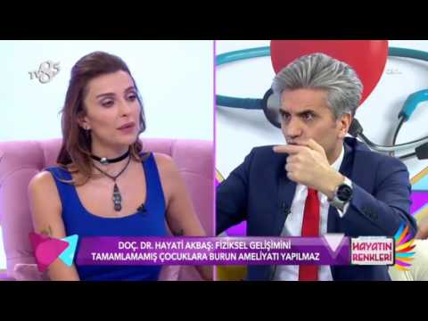 Doç.Dr.Hayati Akbaş Tv8,5 - Hayatın Renkleri Programında - Burun Estetiği