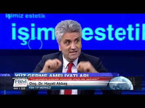 Doç.Dr.Hayati Akbaş-Yüz gençleştirme ameliyatları sonrasındaki süreçte neler yapılmalıdır?- CNN TÜRK